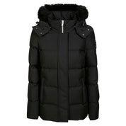 Black Polyester Jacket & Coat