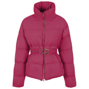 Fuchsia Nylon Jackets & Coat