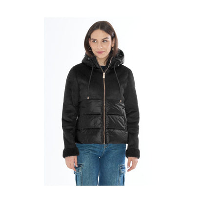 Black Nylon Women Jacket