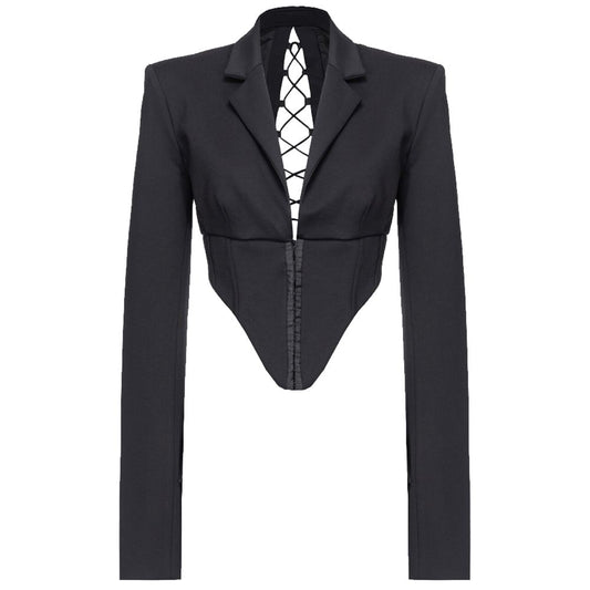 Black Viscose Suits & Blazer