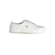 White Polyester Sneaker