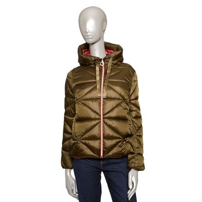 Green Polyester Women's Jacket