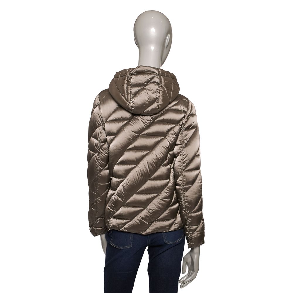 Gray Polyester Women Jacket