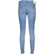 Light Blue Cotton Jeans & Pant