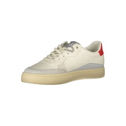 White Polyester Sneaker