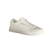 White Polyester Sneaker