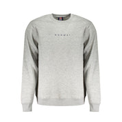 Gray Cotton Men Sweater