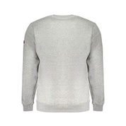 Gray Cotton Men Sweater