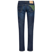 Blue Cotton Jeans & Pant