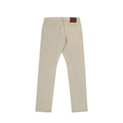 Beige Cotton Jeans & Pant