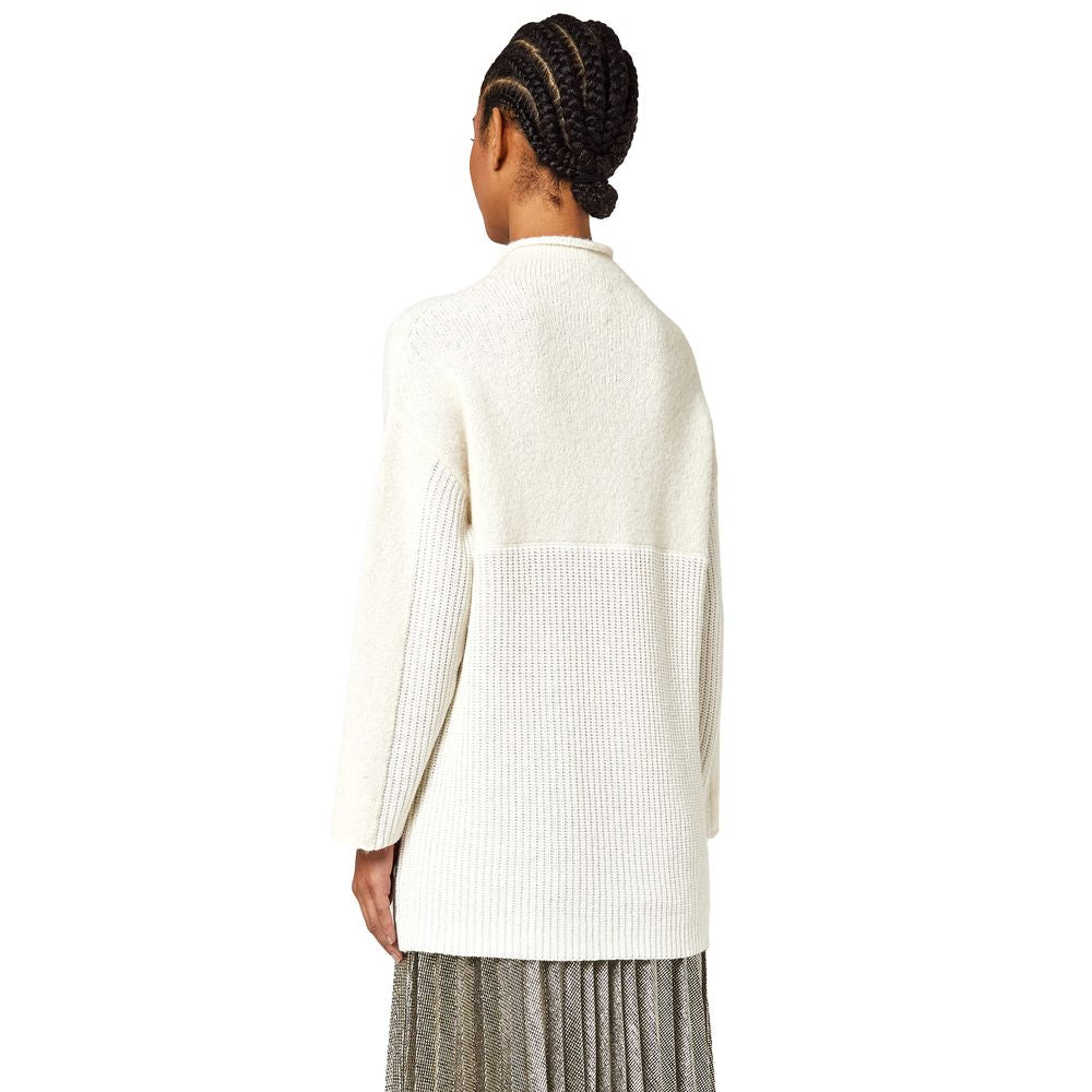 White Wool Riciclata Sweater