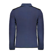 Blue Polyester Men Sweater