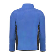 Blue Polyester Men Sweater