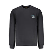 Black Cotton Men Sweater