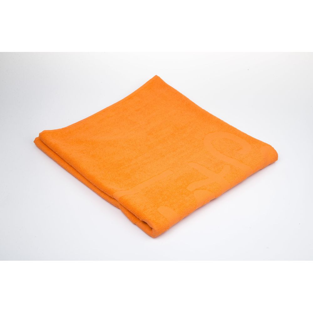 Orange Cotton Men's Beach Towel