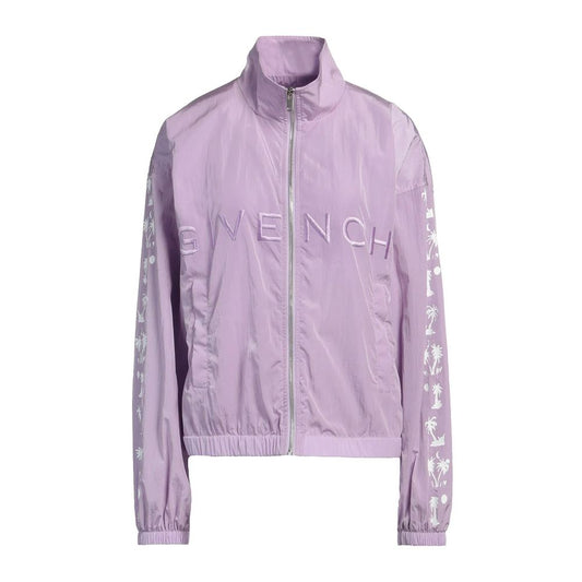 Purple Nylon Jackets & Coat