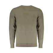 Green Wool Men Sweater