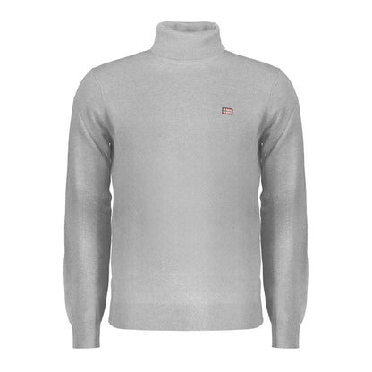 Gray Wool Men Sweater