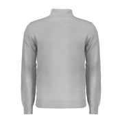 Gray Wool Men Sweater