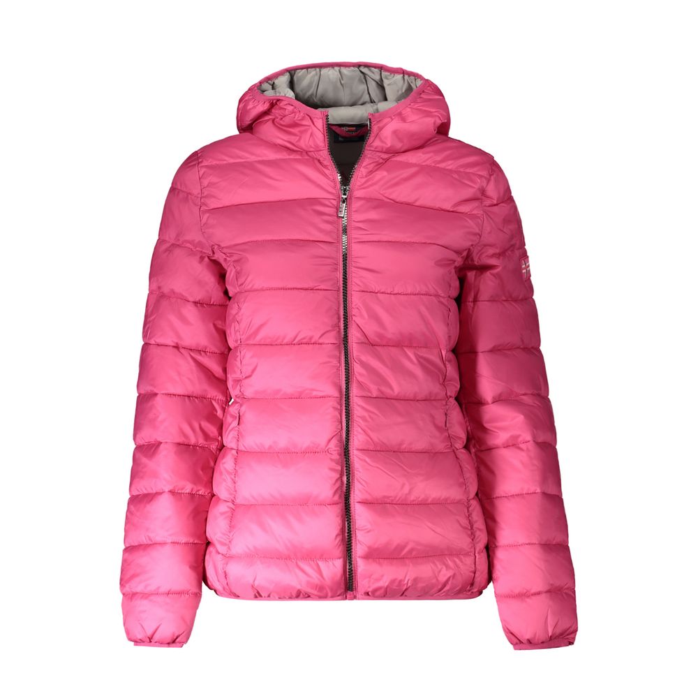 Pink Polyamide Women Jacket