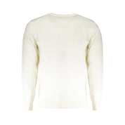 White Wool Mens Sweater