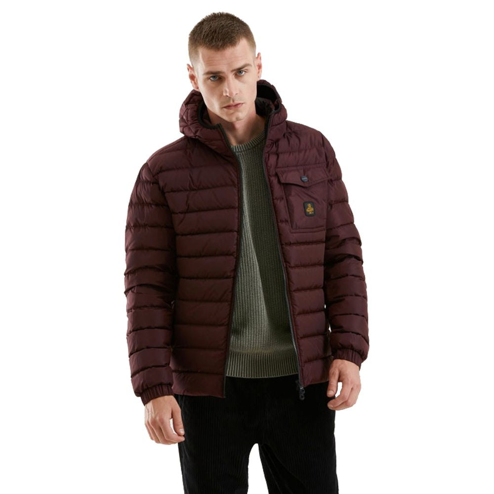 Red Nylon Men's Jacket