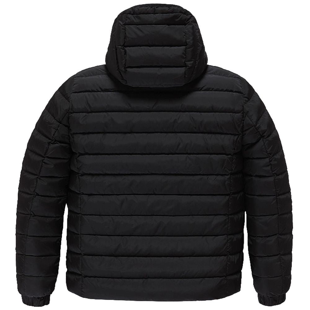 Black Nylon Men Jacket