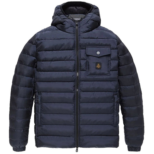 Blue Nylon Men's Jacket