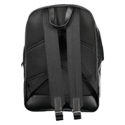 Black Polyester Backpack