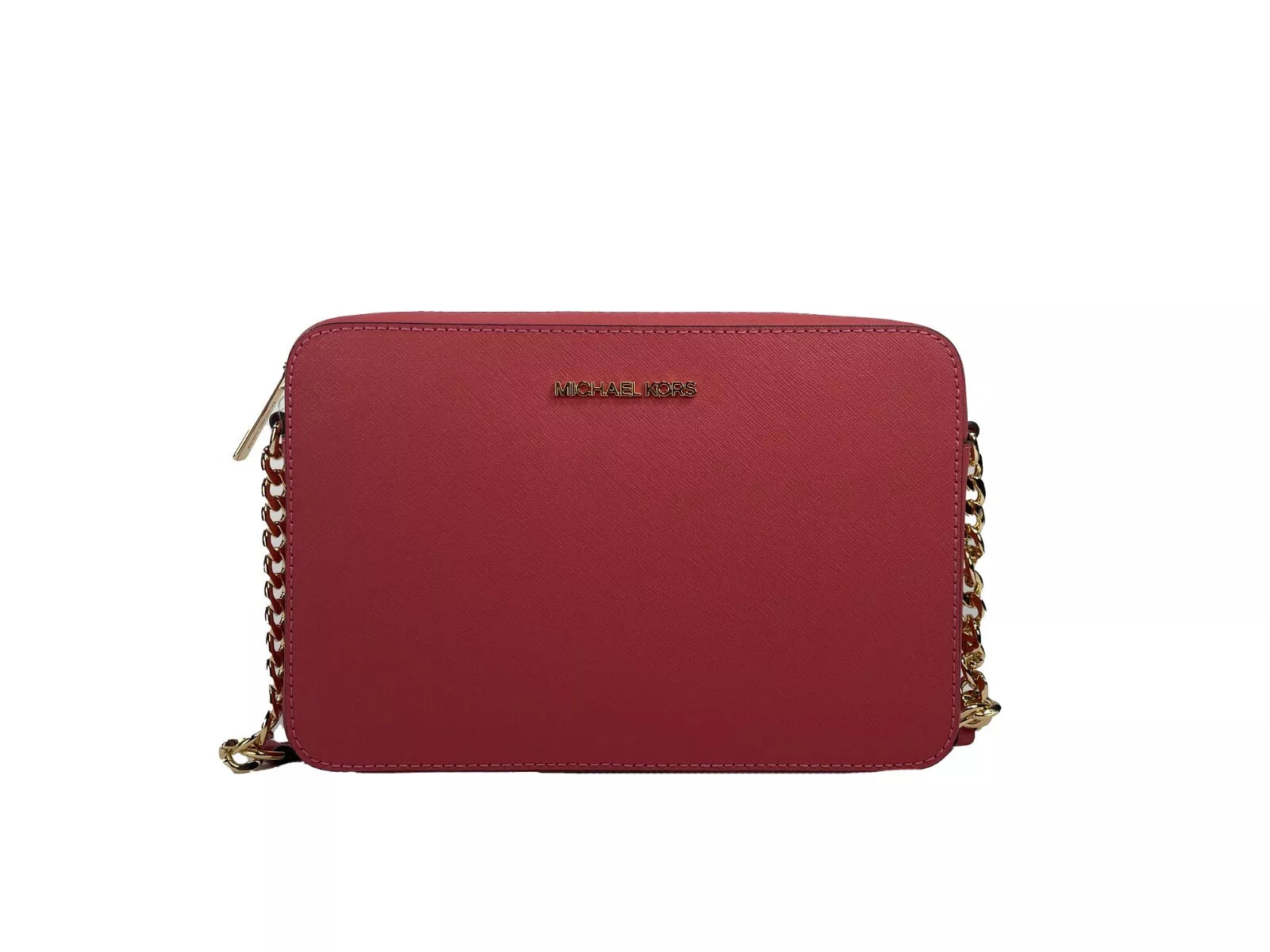 Jet Set Large East West Leather Crossbody Bag Light Berry Sorbet