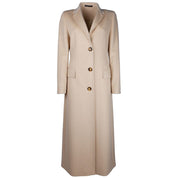 Beige Wool Vergine Jackets & Coat