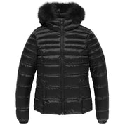 Black Nylon Women Jacket