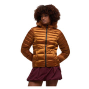 Orange Nylon Women Jacket