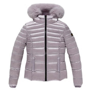 Purple Nylon Women Jacket