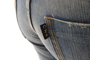 Chic Blue Slim Fit Designer Jeans