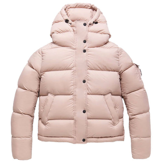 Pink Polyester Jackets & Coat