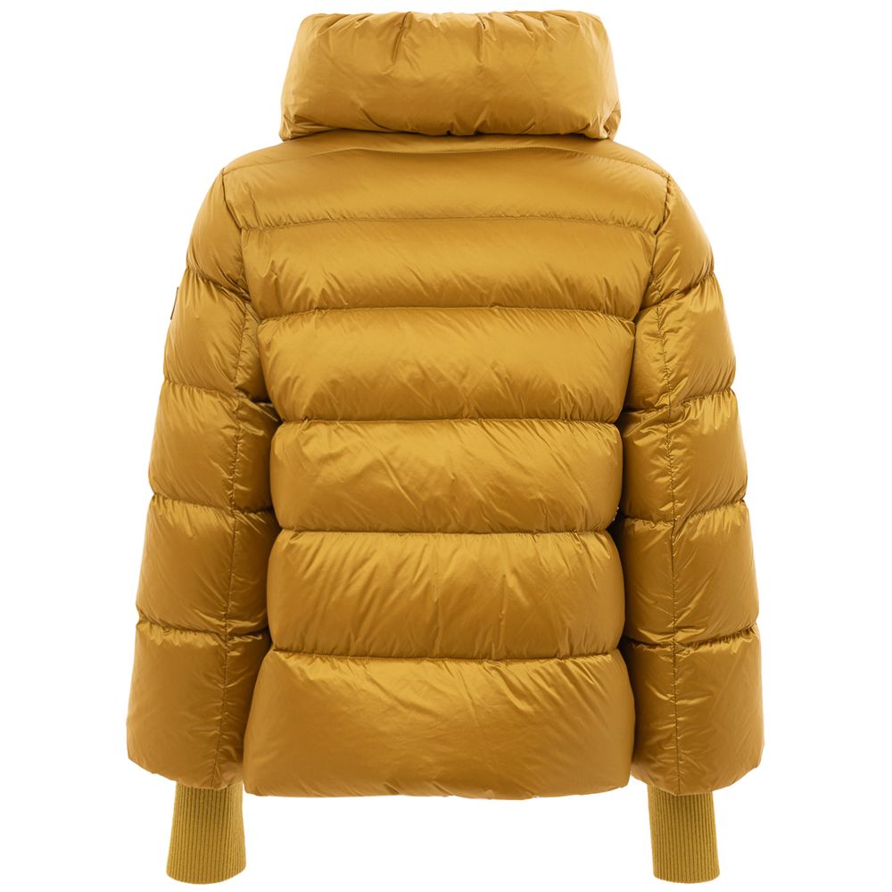 Gold Polyamide Jackets & Coat