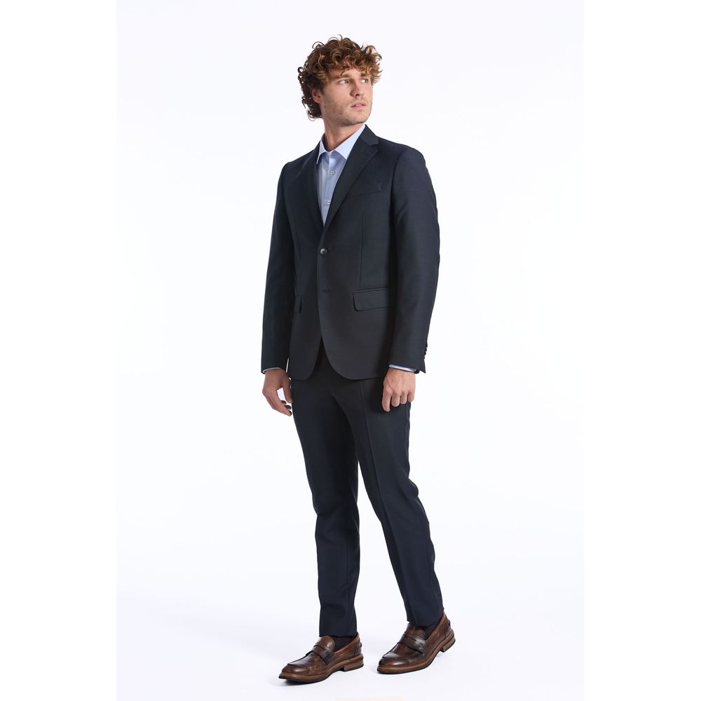 Black Wool Men Suit