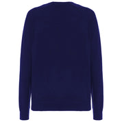 Blue Wool Men's Turtleneck Sweater