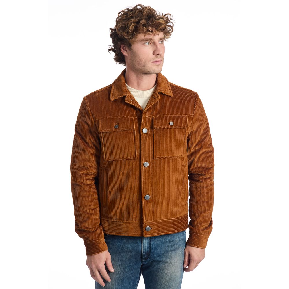 Brown Cotton Jacket