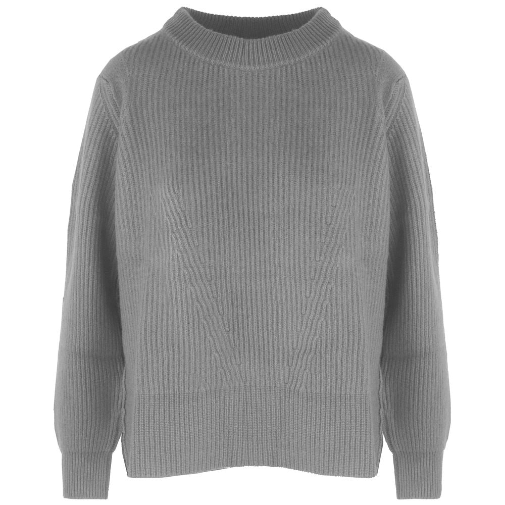 Gray Cashmere Women Sweater