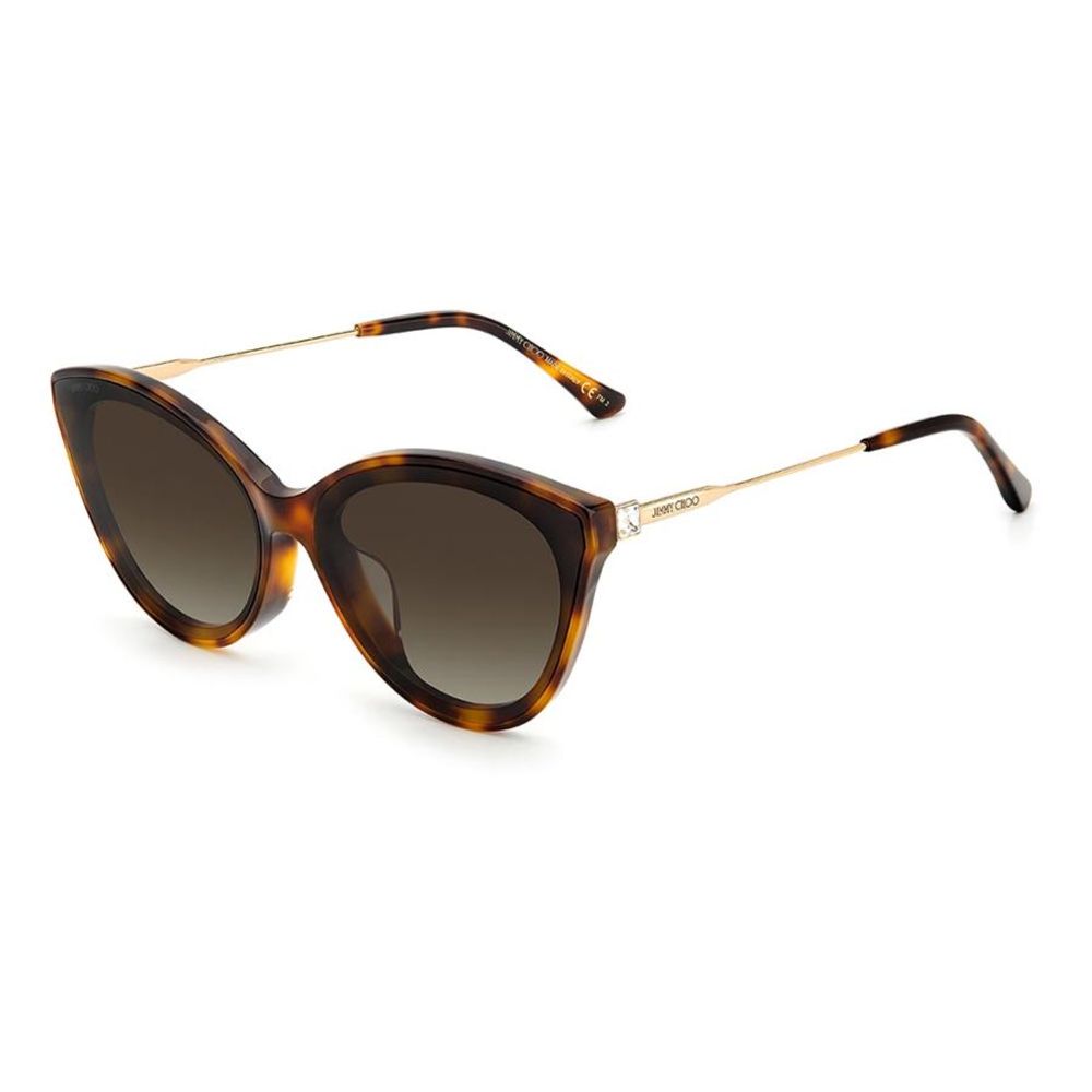 Brown Metal Sunglasses