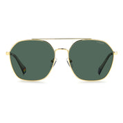 Gold Stainless Steel Sunglasses