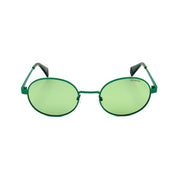 Green Metal Sunglasses
