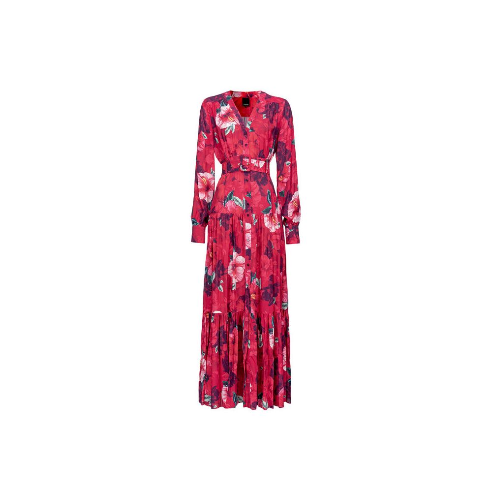 Fuchsia Viscose Dress