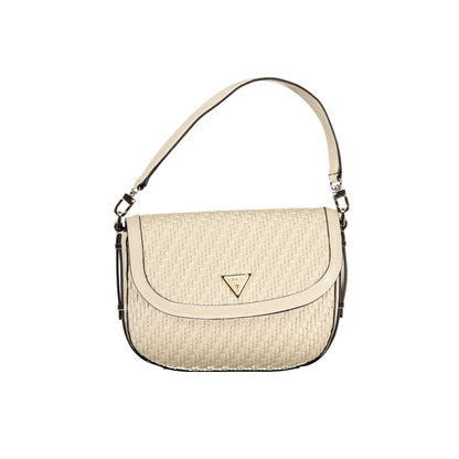 Beige Polyethylene Handbag