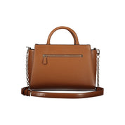 Brown Polyethylene Handbag