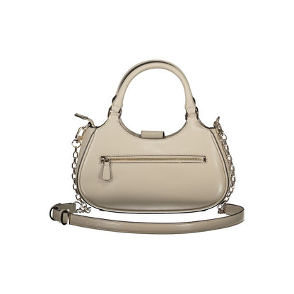 Gray Polyethylene Handbag