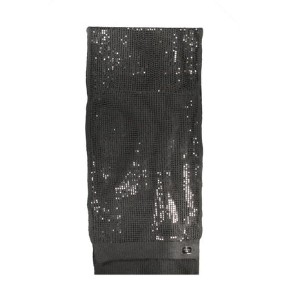 Black Polyester Scarf