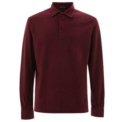 Bordeaux Cotton Polo Shirt